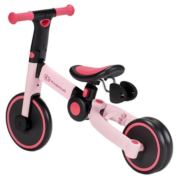 Kinderkraft – 3-in-1 4 Trike Tricycle – Candy Pink