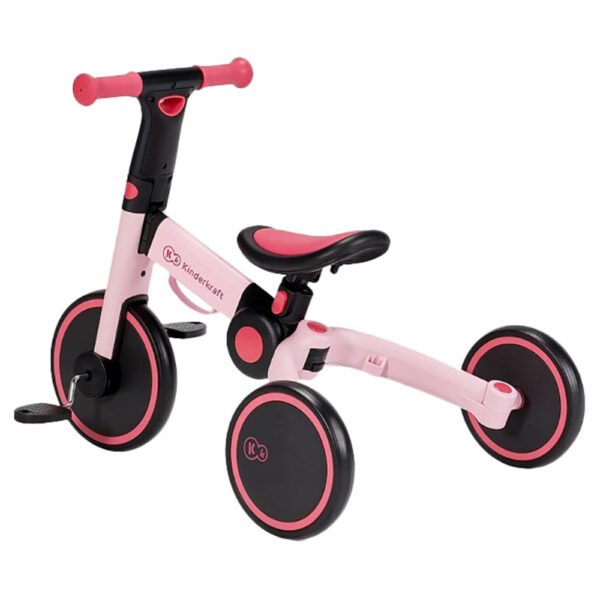 Kinderkraft – 3-in-1 4 Trike Tricycle – Candy Pink