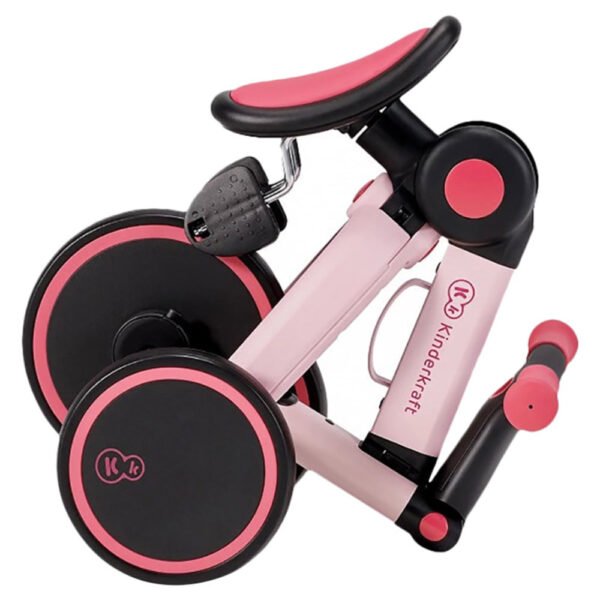 Kinderkraft – 3-in-1 4 Trike Tricycle – Candy Pink