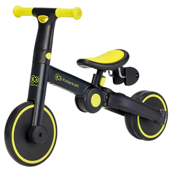 Kinderkraft – 3-in-1 4Trike Tricycle – Black Volt