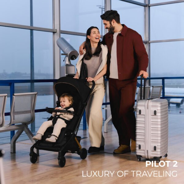 Kinderkraft – Pilot 2 Stroller – Midnight Black