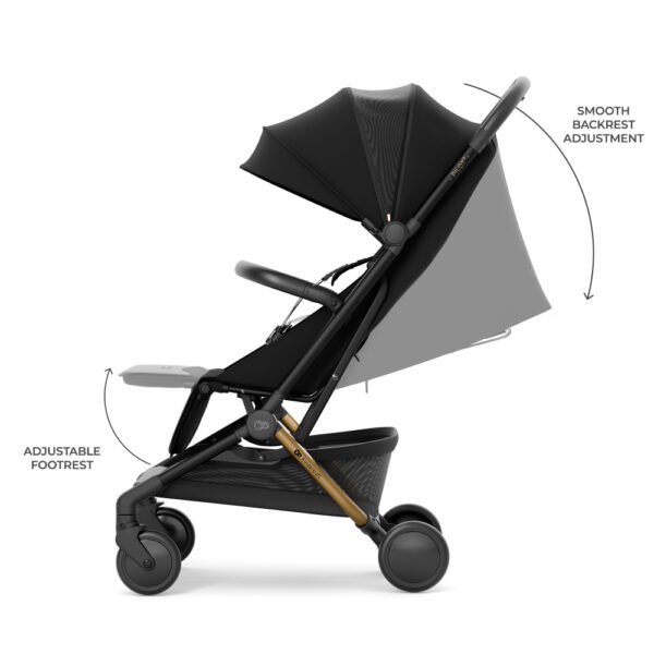 Kinderkraft – Pilot 2 Stroller – Midnight Black