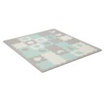 Kinderkraft – Puzzle Luno Shapes Mat 30pcs – Mint