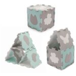 Kinderkraft – Puzzle Luno Shapes Mat 30pcs – Mint
