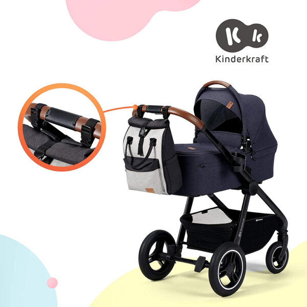 Kinderkraft – Moonpack Diaper Backpack – Grey