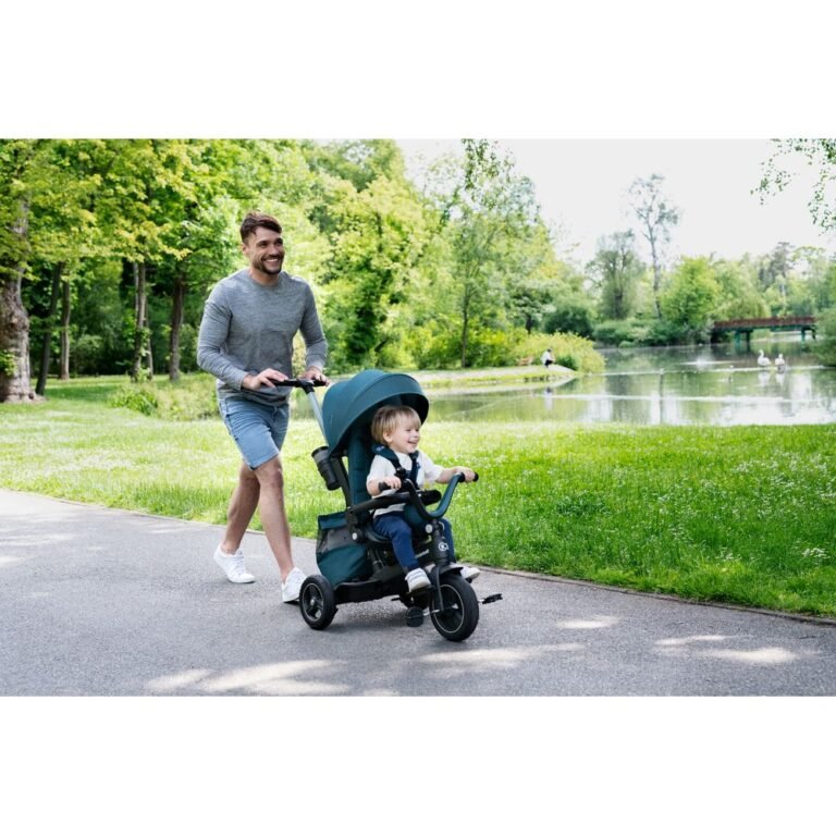 Kinderkraft - Easytwist Tricycle - Midnight Green