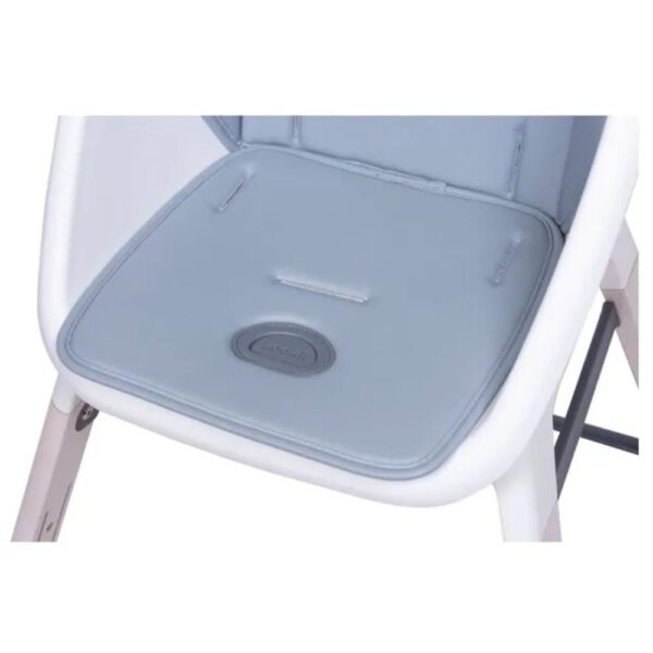 Koo-di Tiny Taster 3-in-1 Wooden Highchair – Convertible Baby & Toddler Feeding Chair with Tray (Rain Cloud)