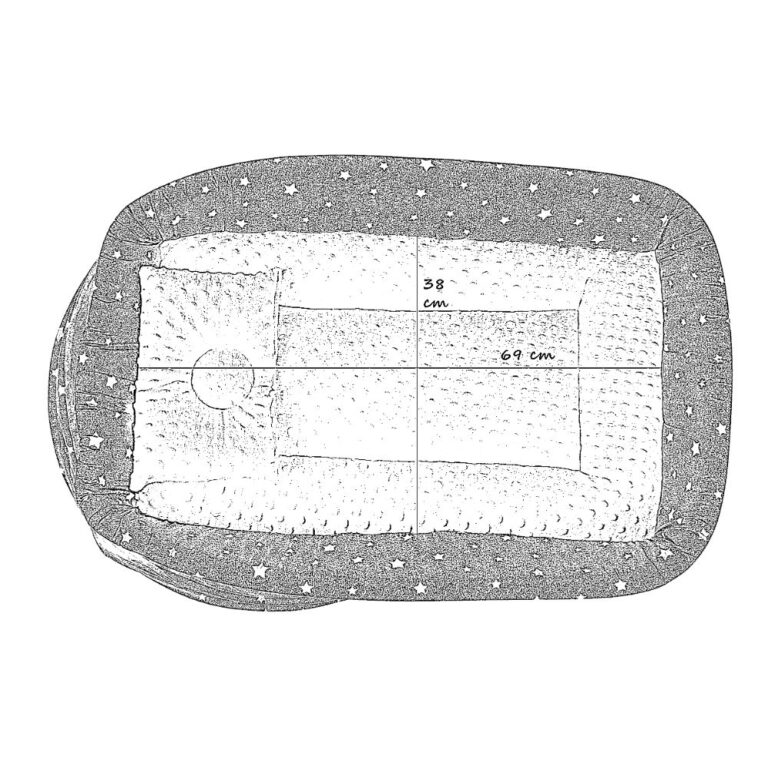 Little Angel - Baby Bed with Comfy Paddings Pink