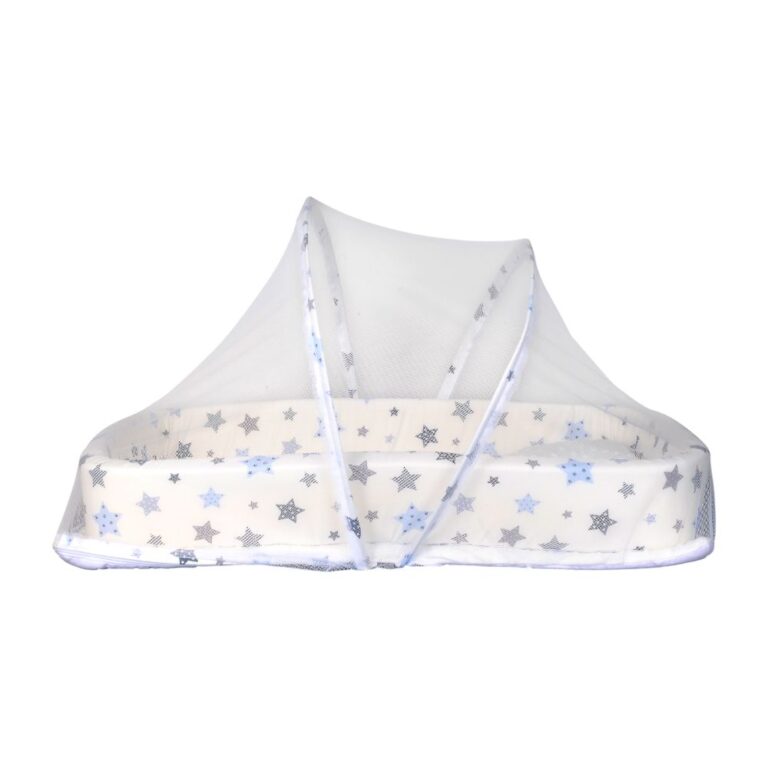 Little Angel - Baby Bed with Comfy Paddings - White