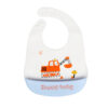 Little Angel – Baby Silicon Bib – White/Blue