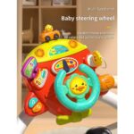 Little Angel – Baby Driving Simulation Steering Wheel Toy with Music, Lights and Realistic Plane Sounds – Green