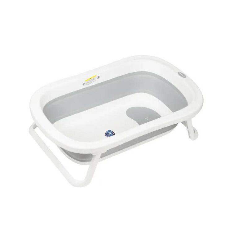 Little Angel - Baby Foldable Bath Tub With Stand - Grey