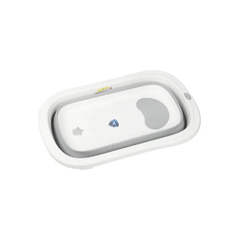 Little Angel - Baby Foldable Bath Tub With Stand - Grey
