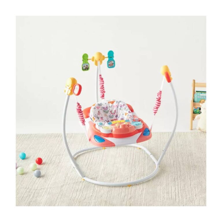Little Angel – Baby Jumper Bouncer with Music & Play Tray - Pink