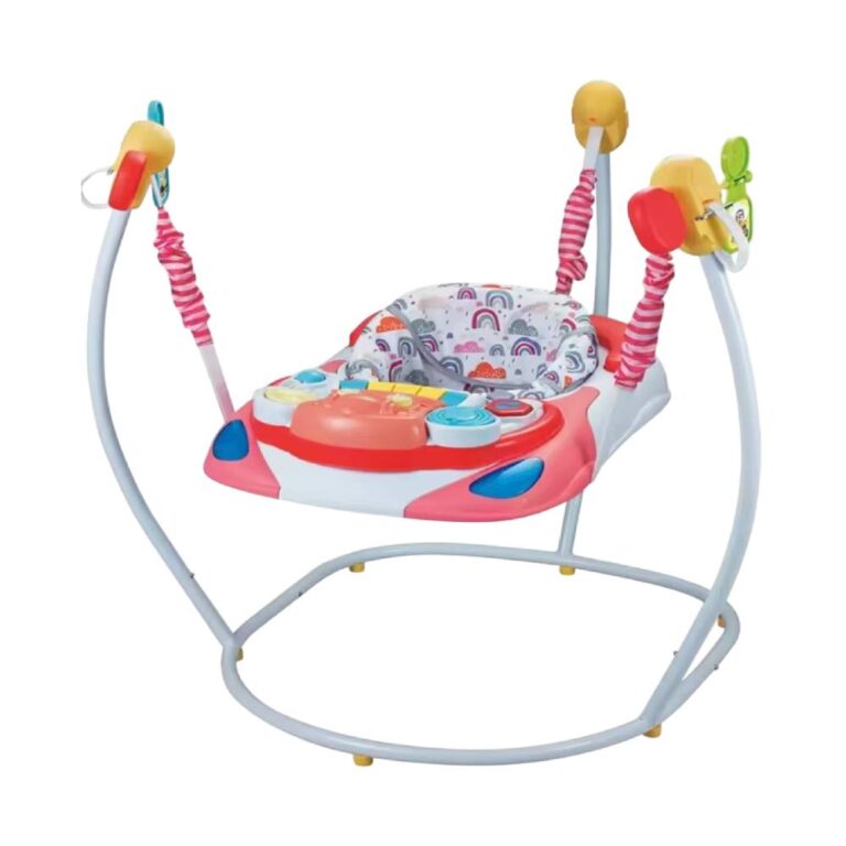 Little Angel – Baby Jumper Bouncer with Music & Play Tray - Pink