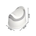 Little Angel – Baby Potty Training Seat for Toddlers – Grey