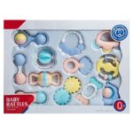 Huanger – Baby Rattles & Teether Toy Set For Newborn Sensory