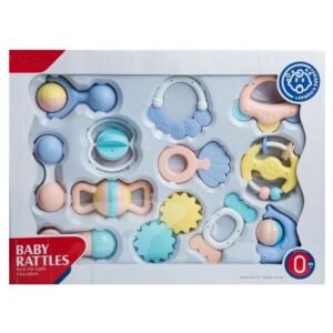 Bright Starts – Rattle & Teethe Wrist Pals Toy – Monkey & Elephant