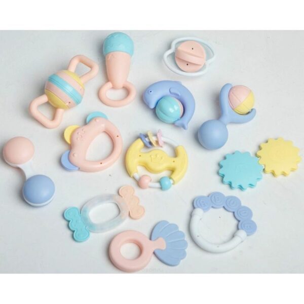 Huanger – Baby Rattles & Teether Toy Set For Newborn Sensory
