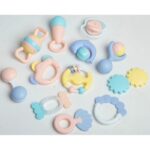 Huanger – Baby Rattles & Teether Toy Set For Newborn Sensory