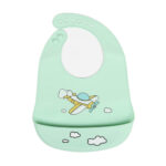 Little Angel – Baby Silicon Bib – Green