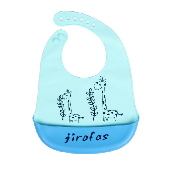 Little Angel – Baby Silicon Bib – Skyblue