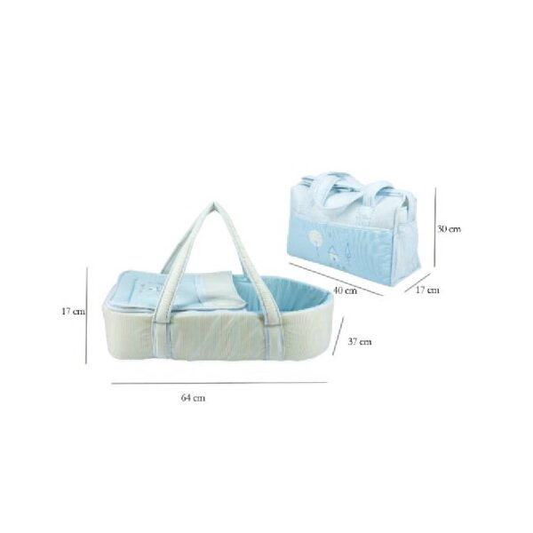 Little Angel Carry Cot W/ Diaper Bag