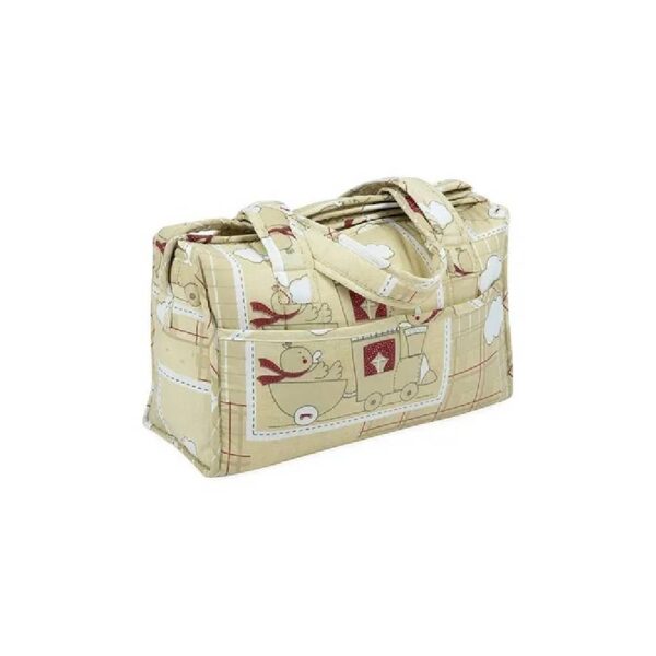 Little Angel Carry Cot W/ Diaper Bag – Brown