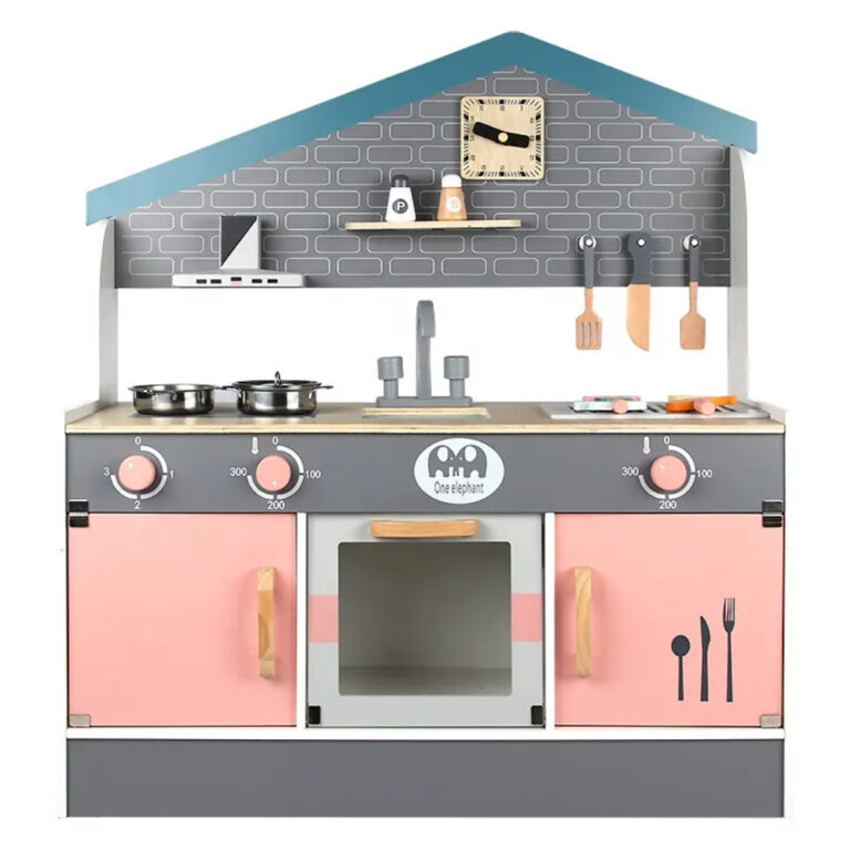 Little Angel - Kids Play Kitchen Wooden Toy Set