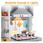 Little Angel – Luxury Kids Wooden Play Kitchen Set Pretend Cooking Toy