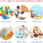 Little Story – 4-in-1 Activity And Block Table W/T 50 Blocks – Large