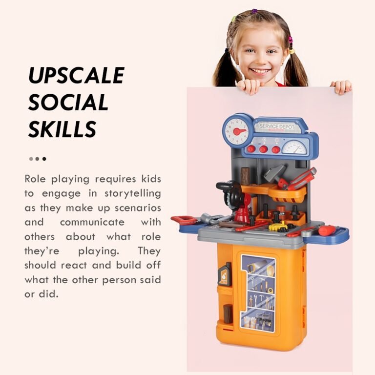 Little Story - 4in1 Mechanic Toy Set Luggage Case (39 Pcs) - Yellow