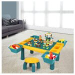 Little Story – Blocks 4 In 1 Activity Table Wt Stool – Green