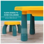 Little Story – Blocks 4 In 1 Activity Table Wt Stool – Green