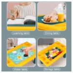 Little Story – Blocks 4 In 1 Activity Table Wt Stool – Green