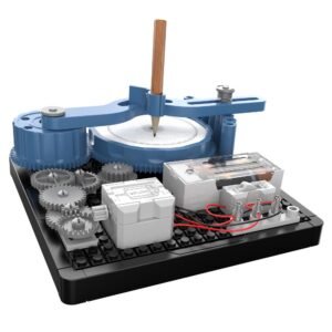 Little Story - DIY 48 Pattern Electrical Painting Plotter Instrument (36 Pcs), STEM Series - Blue