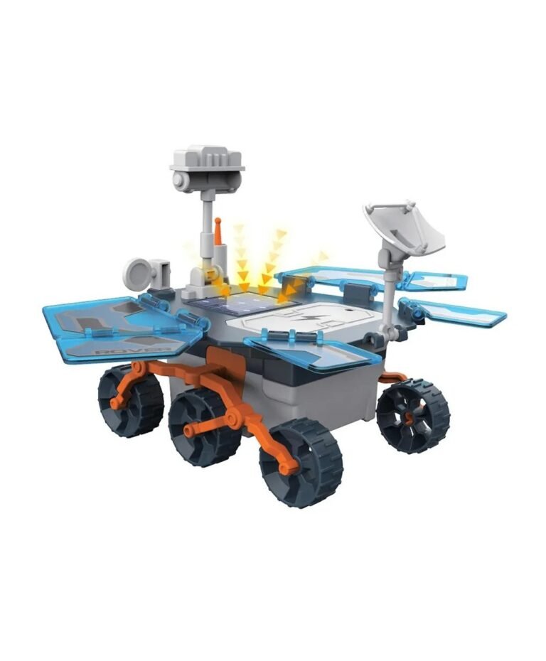 Little Story - DIY Solar Mars Exploration Rover (46 Pcs), STEM Series - Blue