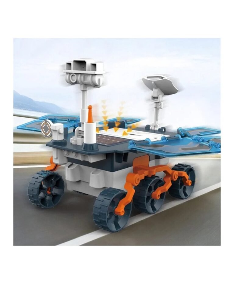 Little Story - DIY Solar Mars Exploration Rover (46 Pcs), STEM Series - Blue