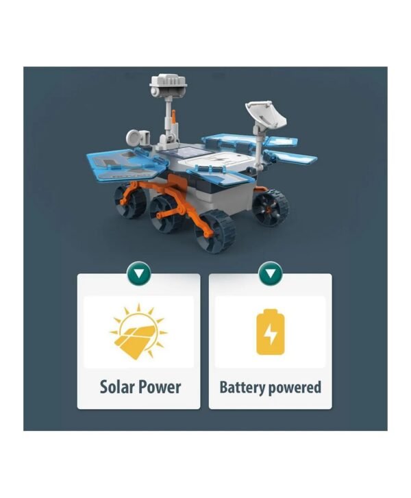 Little Story – DIY Solar Mars Exploration Rover (46 Pcs), STEM Series – Blue