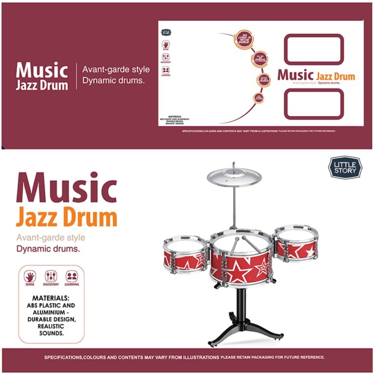 Little Story - Drum Set Musical Instrument - Blue