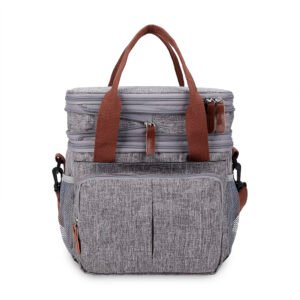 Little Story - Insulated Expandable Lunch Bag - Grey