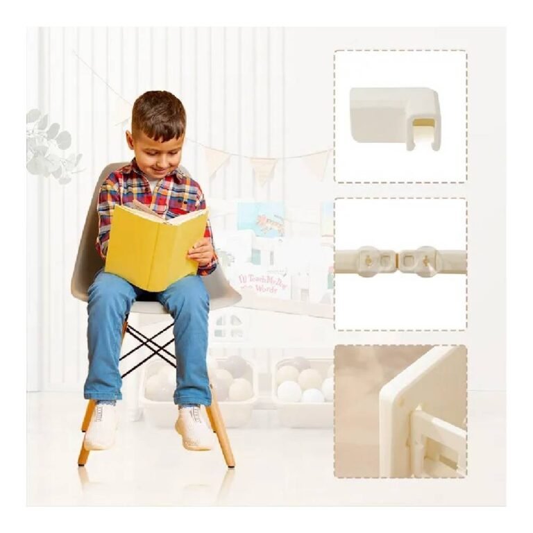 Little Story - Kids Bookshelf with 2 Toy Storage Bins - White