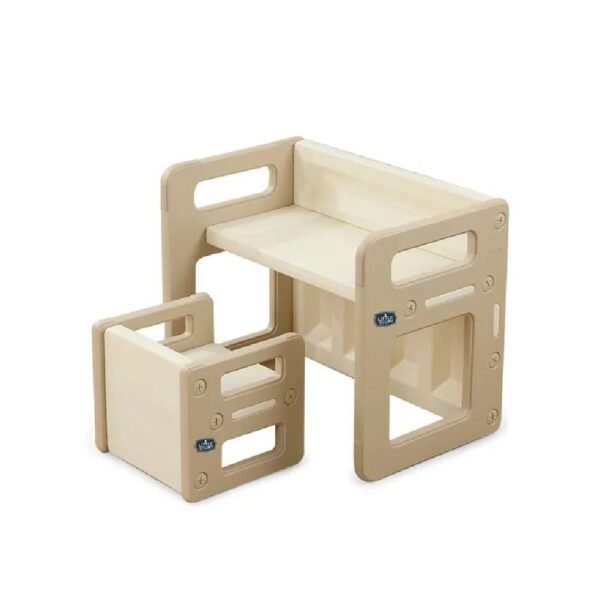 Little Story – Kids Study Table with Chair – Beige