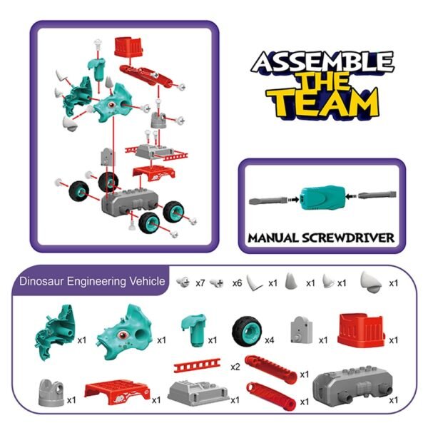 Little Story – Kids Toy Mini Dinosaur Truck – Green