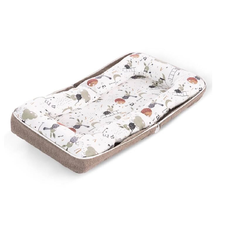 Little Story - Portable Baby Nest & Lounger Sleeping Pod - Brown