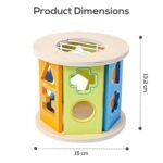 Little Story Wooden Activity Box Early Education Montessori 12 Pcs – Multicolor