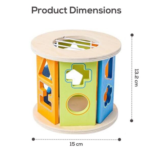 Little Story Wooden Activity Box Early Education Montessori 12 Pcs – Multicolor