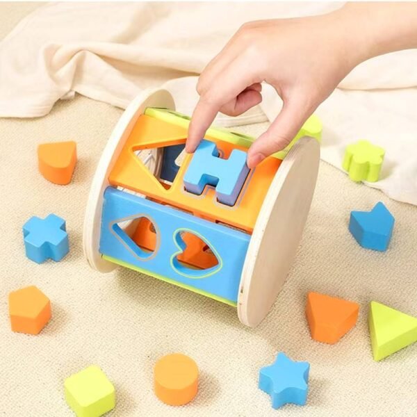 Little Story Wooden Activity Box Early Education Montessori 12 Pcs – Multicolor