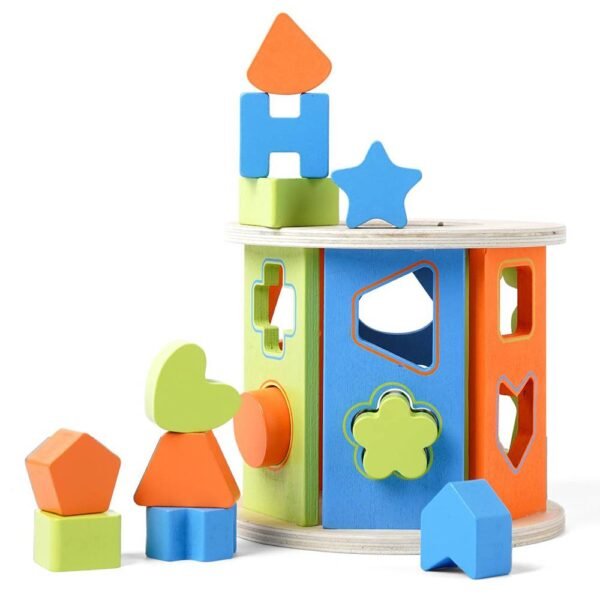 Little Story Wooden Activity Box Early Education Montessori 12 Pcs – Multicolor
