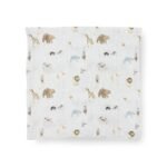 Little Unicorn – Cotton Muslin Swaddle Single – Party Animals